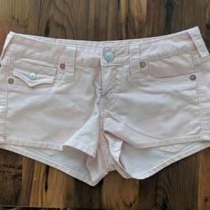 True religion womens corduroy short shorts